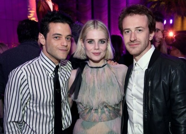 Рами Малек поддержал Люси Бойнтон на премьере &laquo;Политика&raquo;